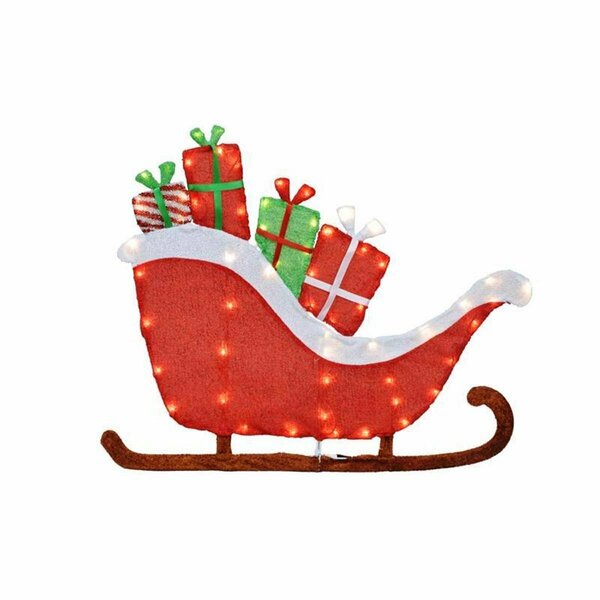 Smartgifts 17.91 in. Incandescent Sleigh Yard Decor SM2741787